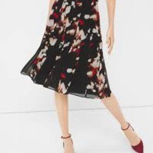 White House Black Market - Floral Midi Skirt